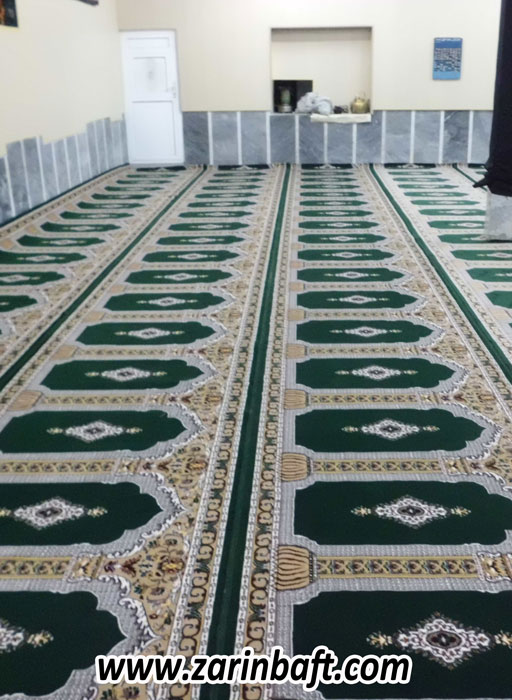 سجاده فرش مسجد روستای مرکیه فومن