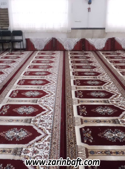 سجاده فرش  مسجد روستای ابهر