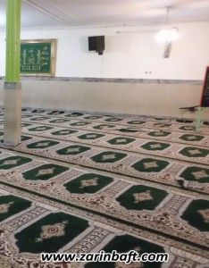 سجاده فرش مسجد جامع روستای کاج همدان